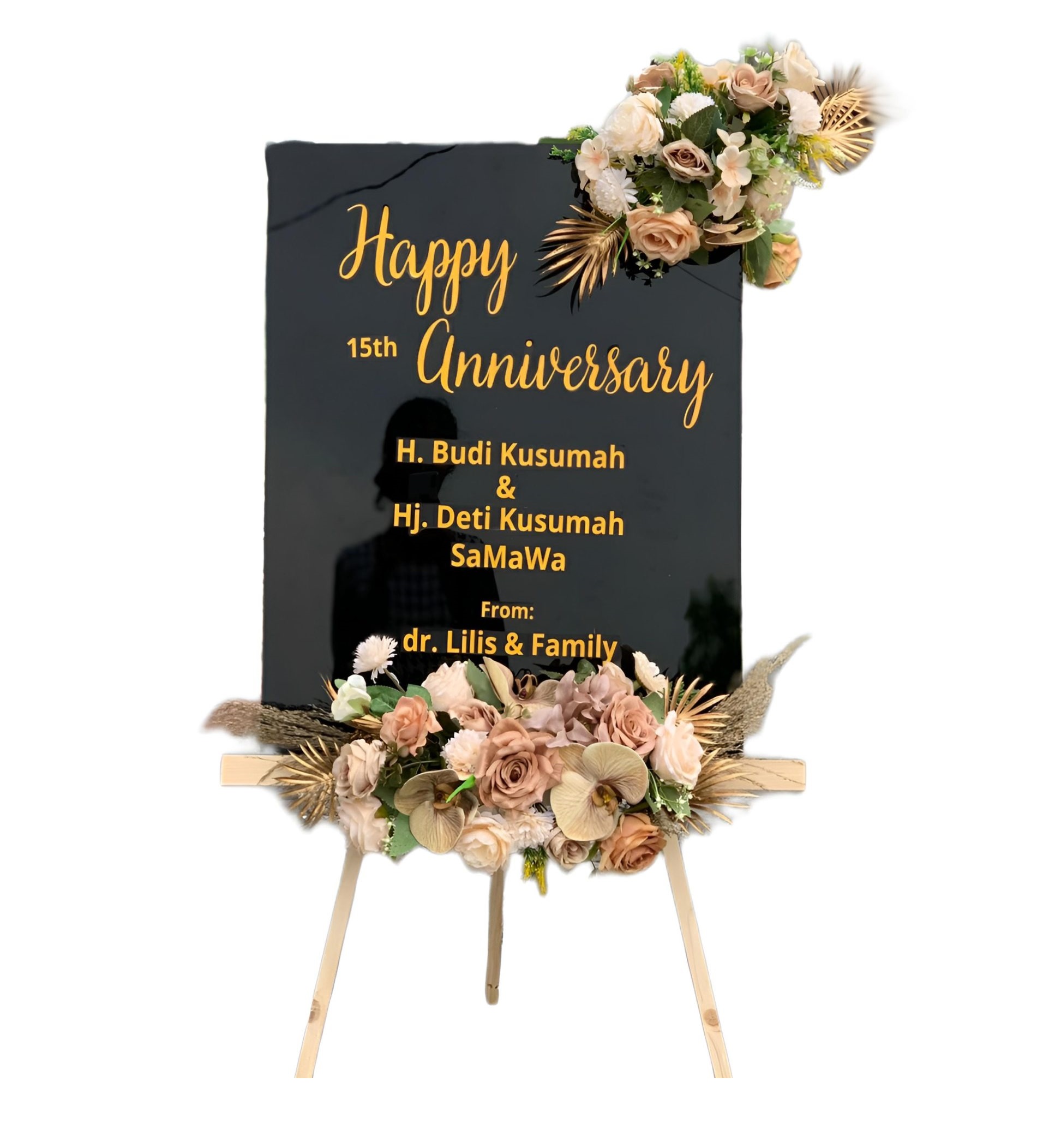 Papan Bunga Akrilik Telagasari