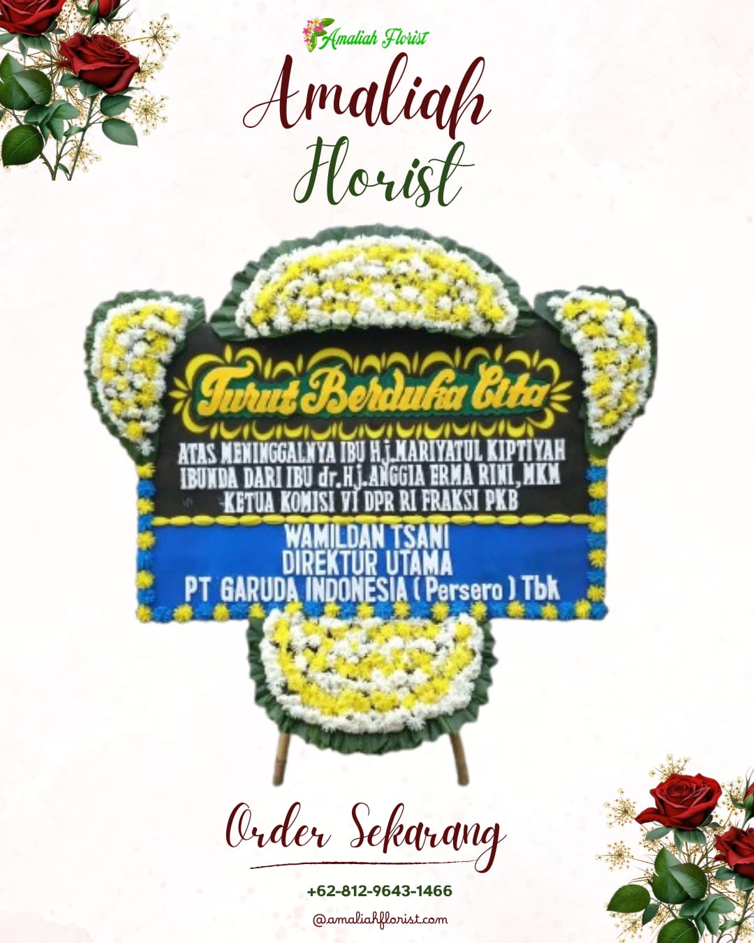 Papan Bunga Duka Telagasari